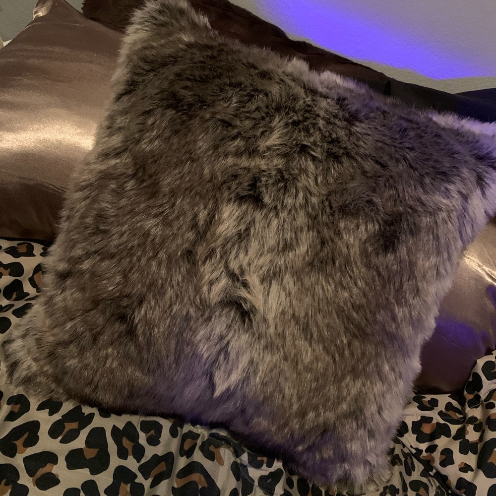 SOLD !!! Large Brown plush pillow